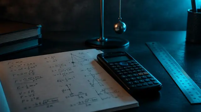 Illustration for the exam prep guide "MDCAT Physics Numericals: How to Stop Losing Easy Marks" — Jenedu study and career resources for students in Pakistan